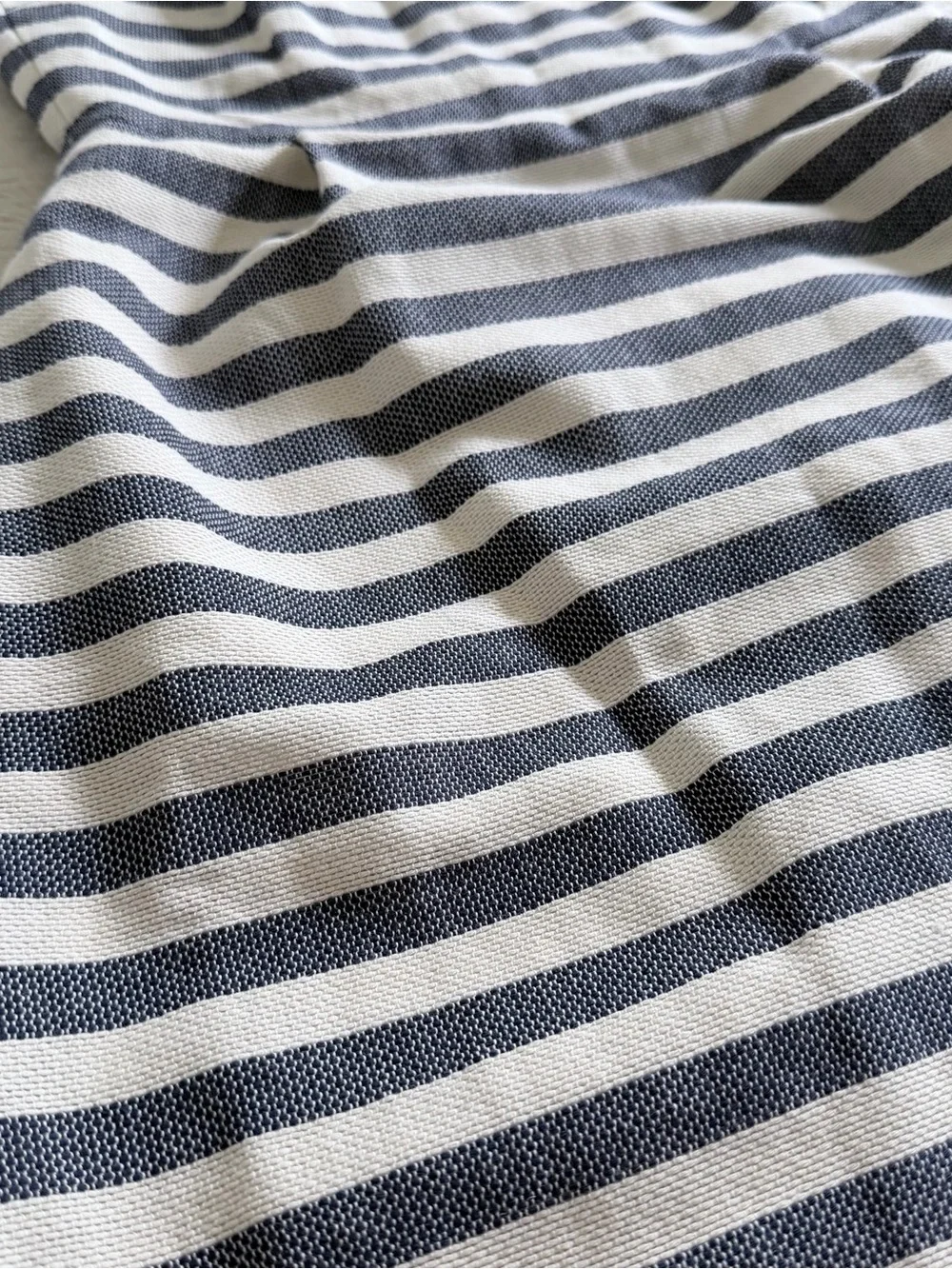 J.Crew Grey Striped Cotton Sheath Dress Sz O Nautical Old Money Quiet Luxury NWT